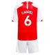Arsenal Voetbaltenue Gabriel 6 2023-2024 Thuisshirt Kids