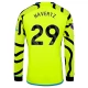 Arsenal Voetbaltenue Havertz 29 2023-2024 Uitshirt - L/S
