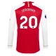 Arsenal Voetbaltenue Jorginho 20 2023-2024 Thuisshirt - L/S