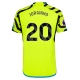 Arsenal Voetbaltenue Jorginho 20 2023-2024 Uitshirt