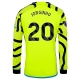 Arsenal Voetbaltenue Jorginho 20 2023-2024 Uitshirt - L/S