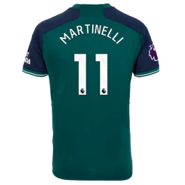 Arsenal Voetbaltenue Martinelli 11 2023-2024 Third Shirt