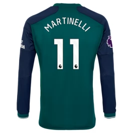 Arsenal Voetbaltenue Martinelli 11 2023-2024 Third Shirt - L/S