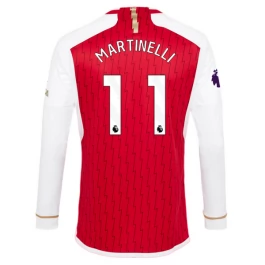 Arsenal Voetbaltenue Martinelli 11 2023-2024 Thuisshirt - L/S