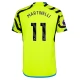 Arsenal Voetbaltenue Martinelli 11 2023-2024 Uitshirt