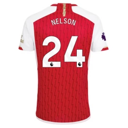 Arsenal Voetbaltenue Nelson 24 2023-2024 Thuisshirt