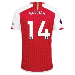 Arsenal Voetbaltenue Nketiah 14 2023-2024 Thuisshirt