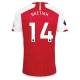 Arsenal Voetbaltenue Nketiah 14 2023-2024 Thuisshirt