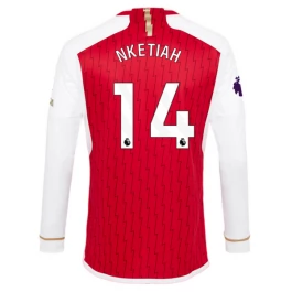 Arsenal Voetbaltenue Nketiah 14 2023-2024 Thuisshirt - L/S