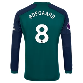 Arsenal Voetbaltenue Odegaard 8 2023-2024 Third Shirt - L/S