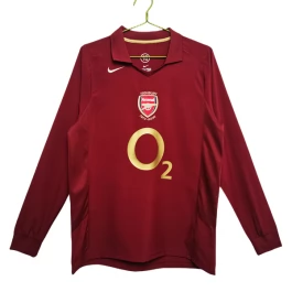 Arsenal Voetbaltenue Retro 2005-2006 Thuisshirt - L/S