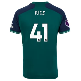 Arsenal Voetbaltenue Rice 41 2023-2024 Third Shirt