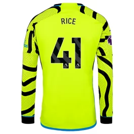 Arsenal Voetbaltenue Rice 41 2023-2024 Uitshirt - L/S