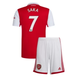 Arsenal Voetbaltenue Saka 7 2022-2023 Thuisshirt Kids