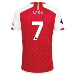 Arsenal Voetbaltenue Saka 7 2023-2024 Thuisshirt