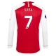 Arsenal Voetbaltenue Saka 7 2023-2024 Thuisshirt - L/S