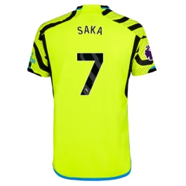 Arsenal Voetbaltenue Saka 7 2023-2024 Uitshirt