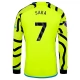 Arsenal Voetbaltenue Saka 7 2023-2024 Uitshirt - L/S