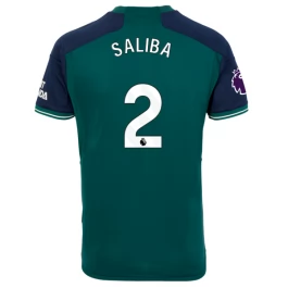 Arsenal Voetbaltenue Saliba 2 2023-2024 Third Shirt