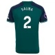 Arsenal Voetbaltenue Saliba 2 2023-2024 Third Shirt