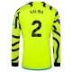 Arsenal Voetbaltenue Saliba 2 2023-2024 Uitshirt - L/S