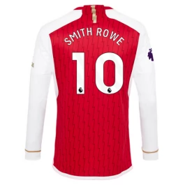 Arsenal Voetbaltenue Smith Rowe 10 2023-2024 Thuisshirt - L/S