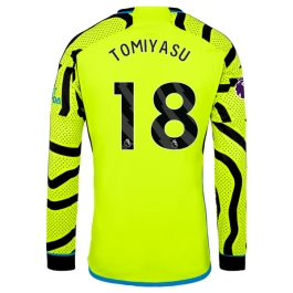 Arsenal Voetbaltenue Tomiyasu 18 2023-2024 Uitshirt - L/S