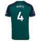 Arsenal Voetbaltenue White 4 2023-2024 Third Shirt
