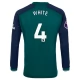 Arsenal Voetbaltenue White 4 2023-2024 Third Shirt - L/S