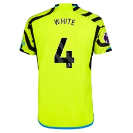 Arsenal Voetbaltenue White 4 2023-2024 Uitshirt