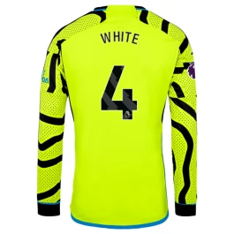 Arsenal Voetbaltenue White 4 2023-2024 Uitshirt - L/S