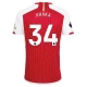 Arsenal Voetbaltenue Xhaka 34 2023-2024 Thuisshirt