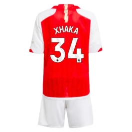 Arsenal Voetbaltenue Xhaka 34 2023-2024 Thuisshirt Kids