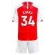 Arsenal Voetbaltenue Xhaka 34 2023-2024 Thuisshirt Kids