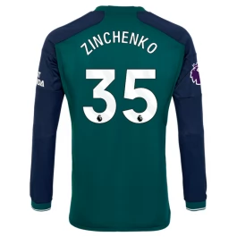 Arsenal Voetbaltenue Zinchenko 35 2023-2024 Third Shirt - L/S