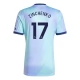 Arsenal Zinchenko 17 Third Shirt 2024-2025 Voetbaltenue