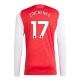 Arsenal Zinchenko 17 Thuisshirt 2025-2026 L/S Voetbaltenue