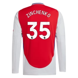 Arsenal Zinchenko 35 Thuisshirt 2024-2025 L/S Voetbaltenue