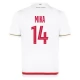 AS Monaco Mika 14 Thuisshirt 2025-2026 Voetbaltenue