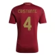 AS Roma Cristante 4 Thuisshirt 2024-2025 Voetbaltenue