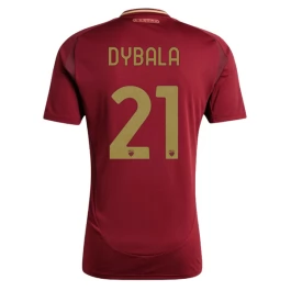 AS Roma Dybala 21 Thuisshirt 2024-2025 Voetbaltenue