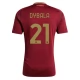 AS Roma Dybala 21 Thuisshirt 2024-2025 Voetbaltenue