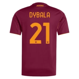 AS Roma Dybala 21 Thuisshirt 2025-2026 Voetbaltenue