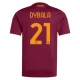 AS Roma Dybala 21 Thuisshirt 2025-2026 Voetbaltenue