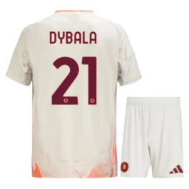AS Roma Dybala 21 Uitshirt Kids 2024-2025 Voetbaltenue