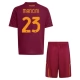 AS Roma Mancini 23 Thuisshirt Kids 2025-2026 Voetbaltenue