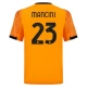 AS Roma Mancini 23 Uitshirt 2025-2026 Voetbaltenue