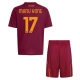 AS Roma Manu Kone 17 Thuisshirt Kids 2025-2026 Voetbaltenue
