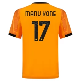 AS Roma Manu Kone 17 Uitshirt 2025-2026 Voetbaltenue