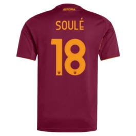 AS Roma Soule 18 Thuisshirt 2025-2026 Voetbaltenue